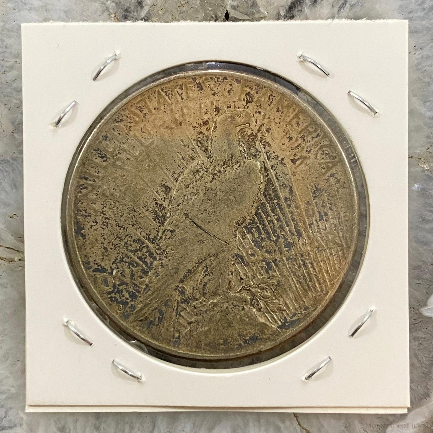 1923-S $1 US Peace Silver Dollar Coin G-VG #21823-2GX