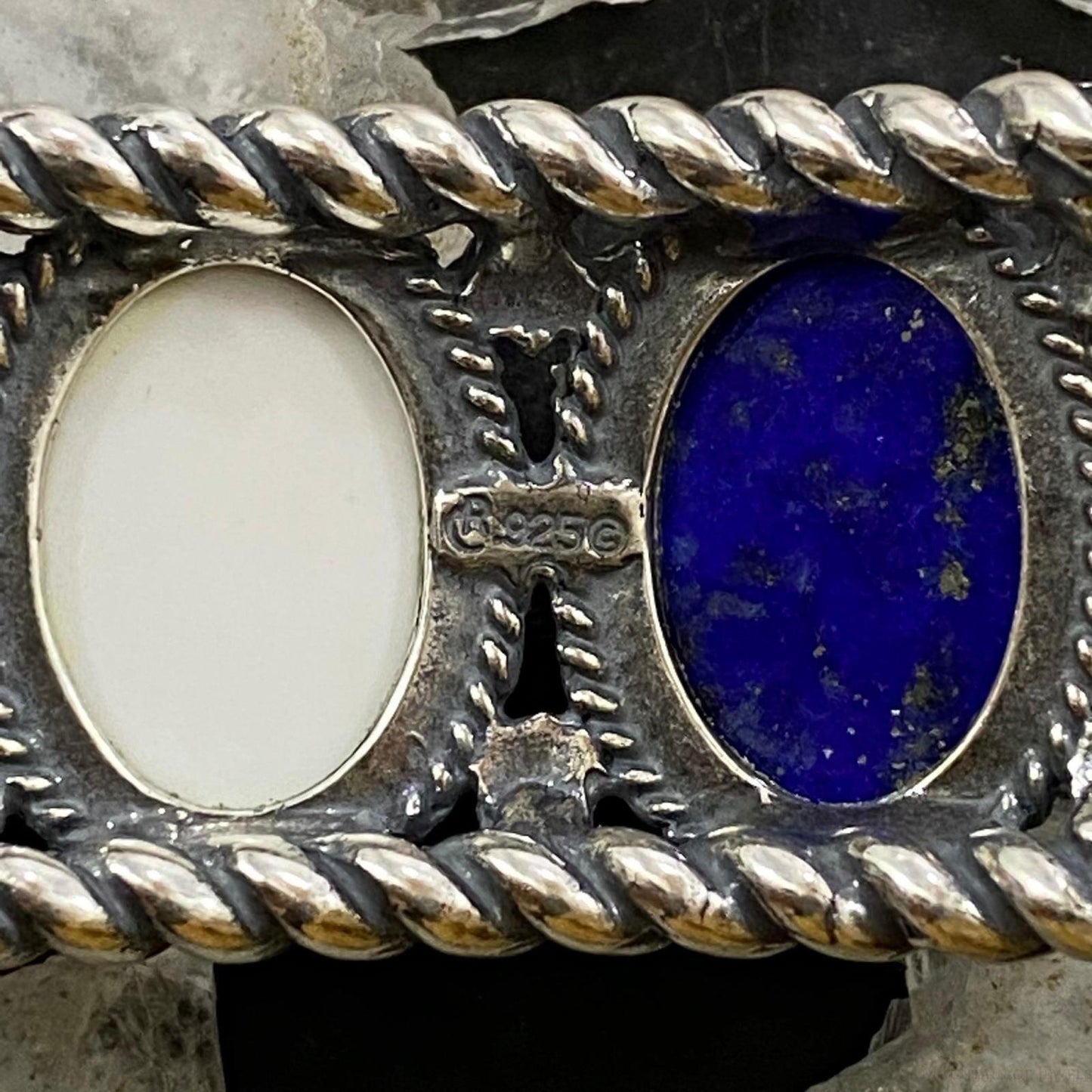Carolyn Pollack Vintage Southwestern Style Sterling Silver Multi Stones Bracelet For Women
