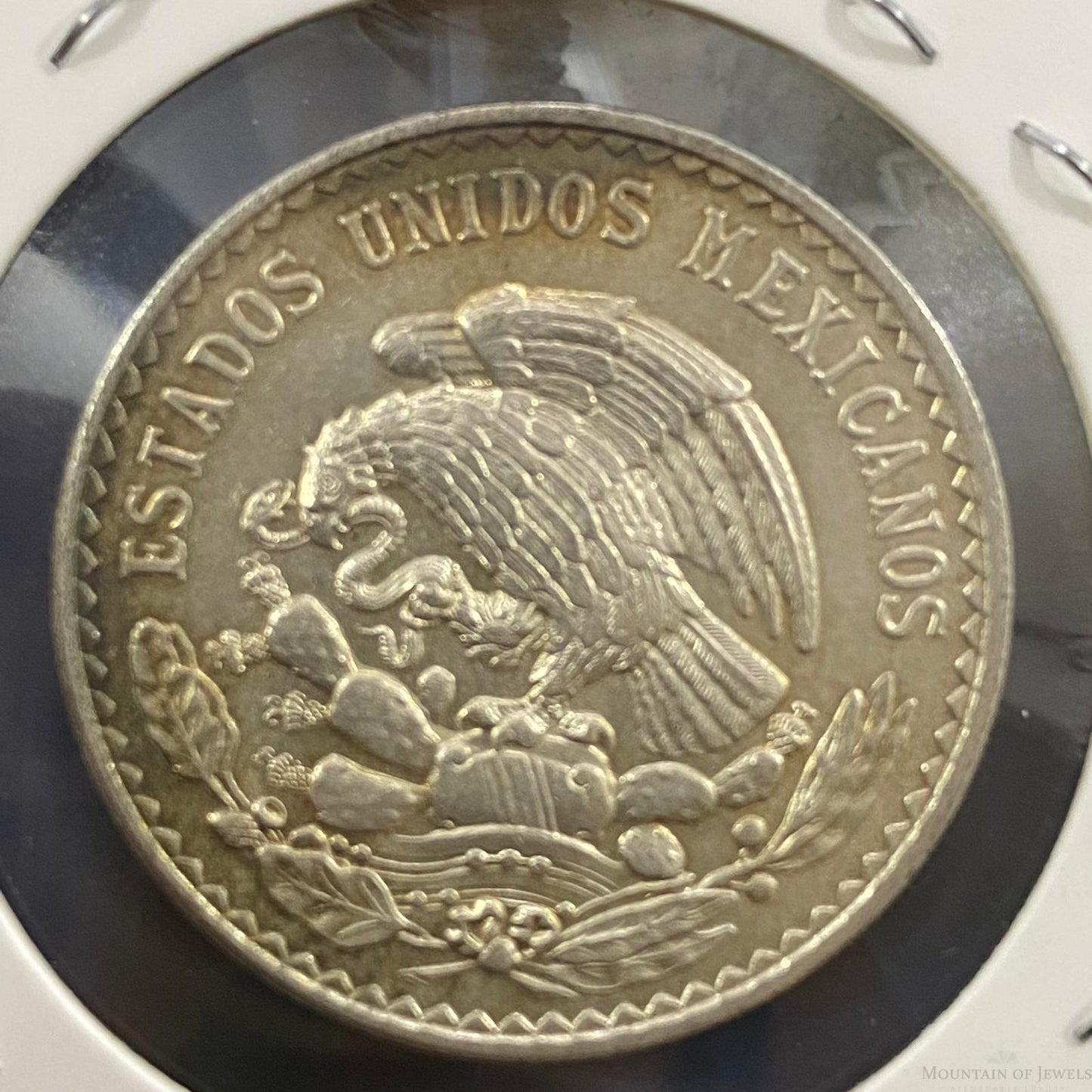 1947 Mexico 1 Peso .500 Silver Coin #52023-16H