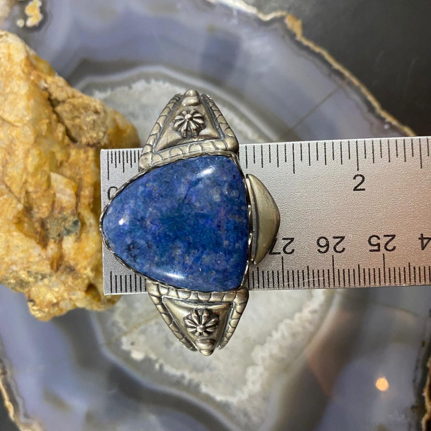 Carolyn Pollack Sterling Silver Shield Sodalite Decorated Bracelet For Women