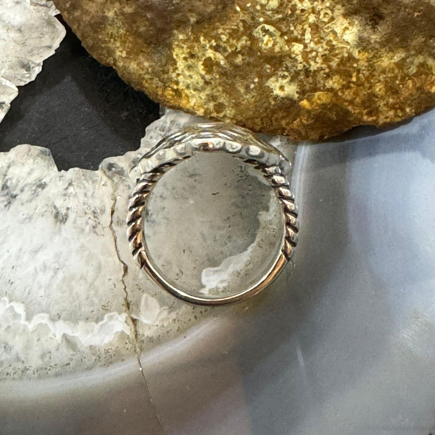 Carolyn Pollack Sterling Silver Hammered Arrowhead Split Shank Ring For Women