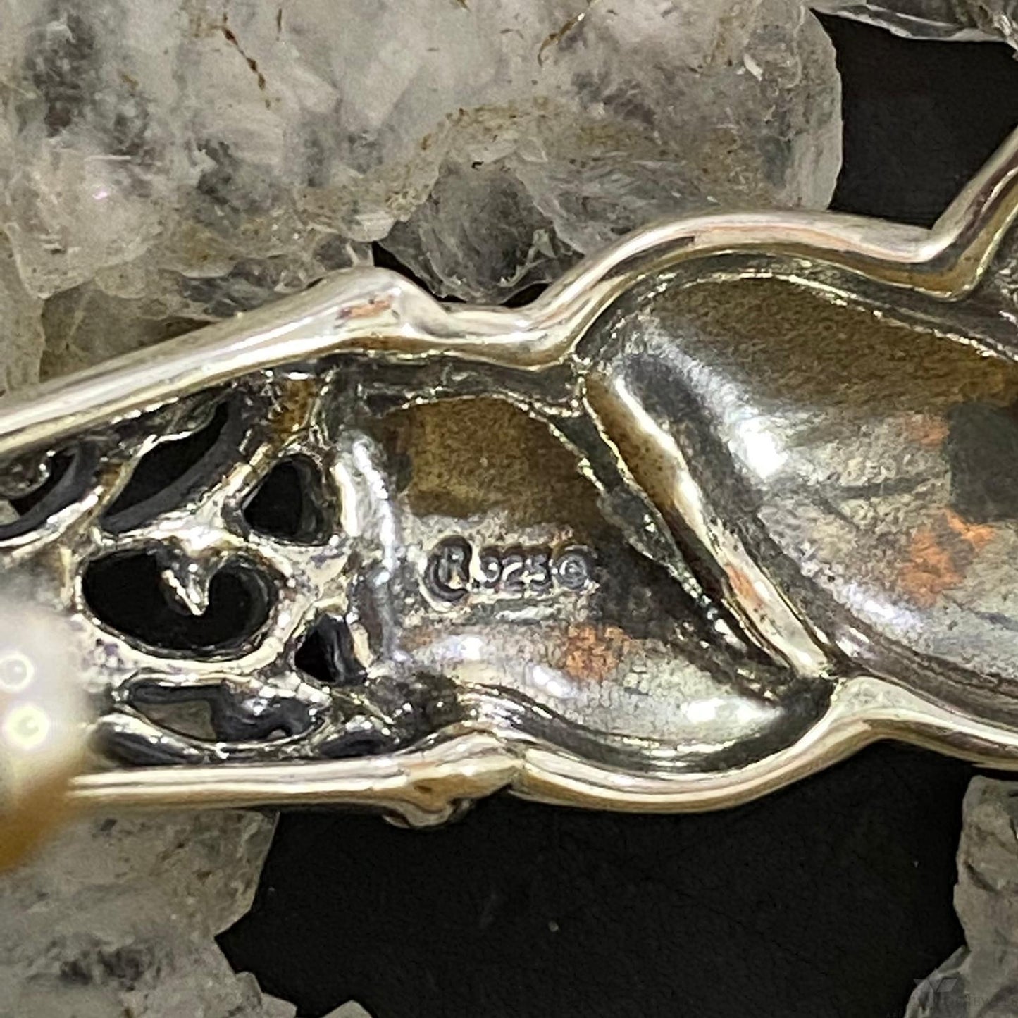 Carolyn Pollack Southwestern Style Sterling Silver Bold Swirl Design Bracelet For Women