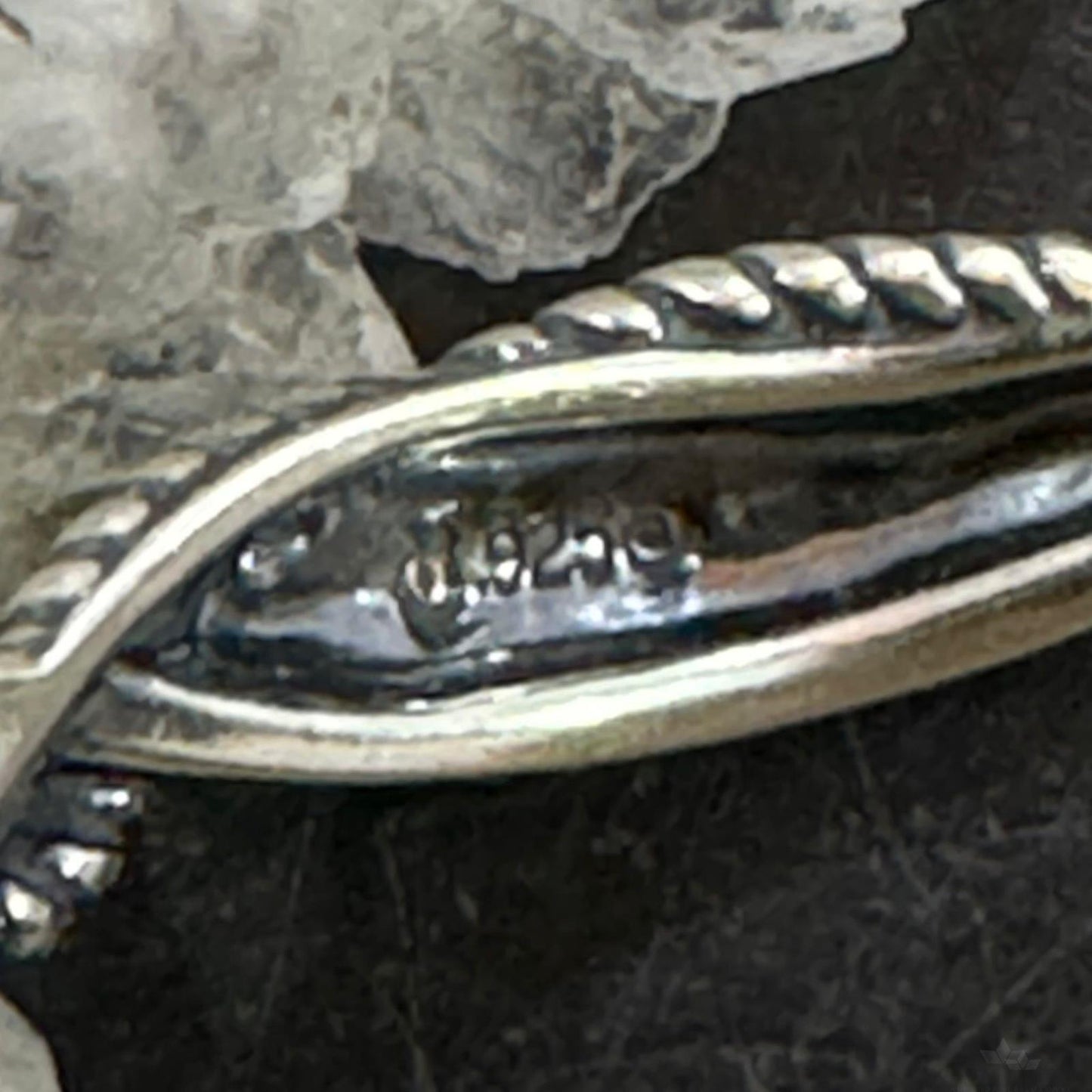 Carolyn Pollack Sterling Silver 5 Faceted London Blue Topaz Decorated Women