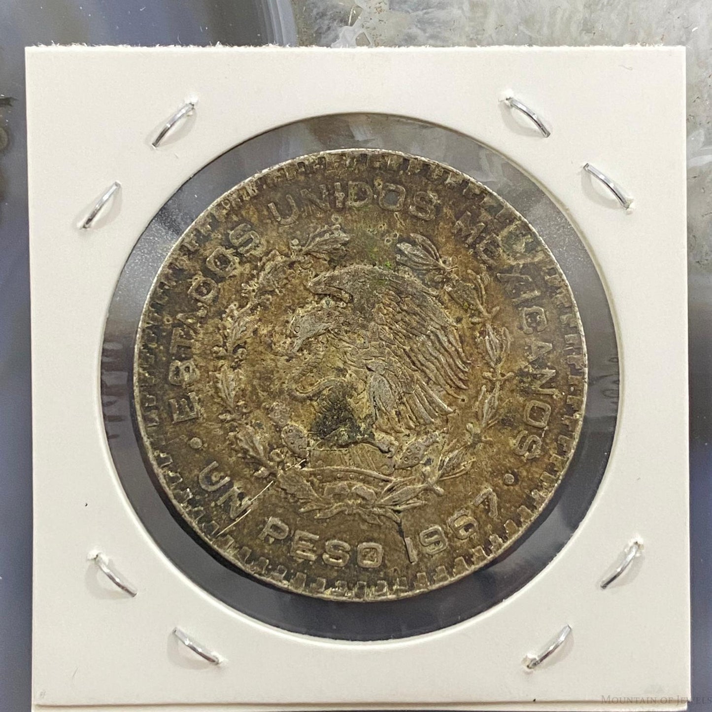 1967 Mexico 1 Peso Silver Coin #52023-15G