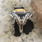 Carolyn Pollack Sterling Silver Oval Picture Jasper Decorated Ring For Women