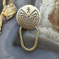 Stanley Gene Navajo Native American Sterling Silver Men in the Maze Keyring