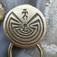 Stanley Gene Navajo Native American Sterling Silver Men in the Maze Keyring