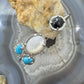 Carolyn Pollack Sterling Silver Turquoise, MOP & Onyx Floating Bracelet For Women