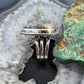 Sterling Southwestern Style Wide Teardrop Maligano Jasper Ring Size 7.75 For Women