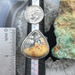Sterling Southwestern Style Wide Teardrop Maligano Jasper Ring Size 7.75 For Women