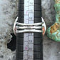 Sterling Southwestern Style Wide Teardrop Maligano Jasper Ring Size 7.75 For Women