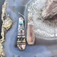Tommy & Rosita Singer Sterling Silver & Gold Filled Turquoise Dot Dangle Earrings For Women