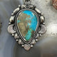 Sterling Silver Southwestern Style Teardrop Turquoise Pendant For Women #9