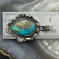 Sterling Silver Southwestern Style Teardrop Turquoise Pendant For Women #9
