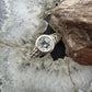 Carolyn Pollack Sterling Silver White Topaz Decorated Shank Ring Size 7 For Women