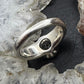 Carolyn Pollack Sterling Silver White Topaz Decorated Shank Ring Size 7 For Women