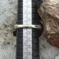 Carolyn Pollack Sterling Silver White Topaz Decorated Shank Ring Size 7 For Women