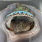 Anita Whitegoat Native American Sterling Silver 7 Turquoise Row Bracelet For Women #1