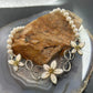 Carolyn Pollack Sterling Silver Freshwater Pearl and Floral Necklace 16"-18" For Women