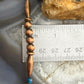 Copper Navajo Pearl Round & Cylinder w/Multi Color Sediment Jasper 18" Necklace For Women