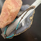 Southwestern Style 5-8.5mm Copper Navajo Pearl Round &Turquoise 18"-21" Necklace For Women
