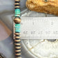 Southwestern Style Copper 8mm Navajo Pearl Saucer &Turquoise 18"-20" Necklace #1