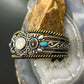 Carolyn Pollack Sterling Silver & Brass MOP, Smoky Quartz, Turquoise Bracelet For Women