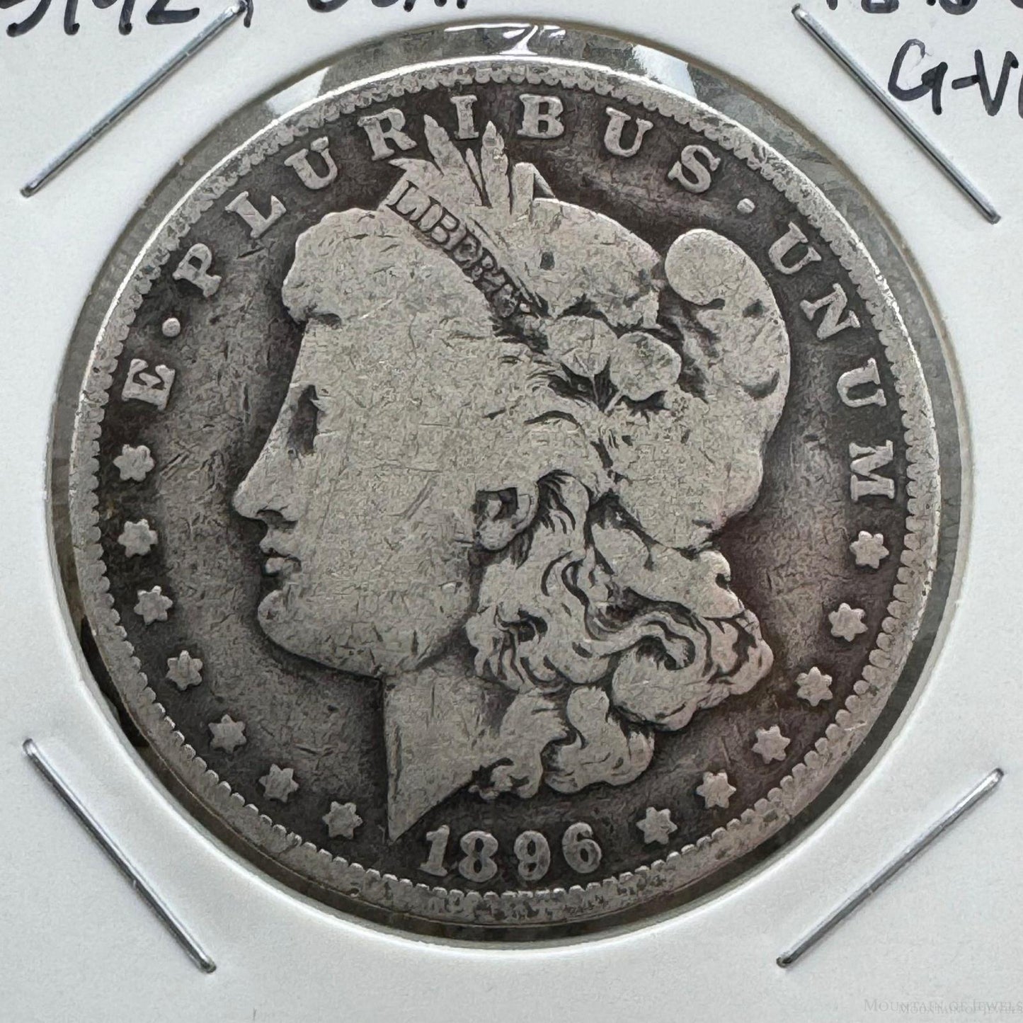 1896-O US 90% Morgan Silver Dollar G-VG #51924-6GH