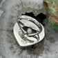 Sterling Silver Southwestern Style White Buffalo Heart Shape Ring Size 10 For Women