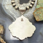 Sterling Silver Southwestern Style 1936 Mercury Dime & Kingman Turquoise Pendant