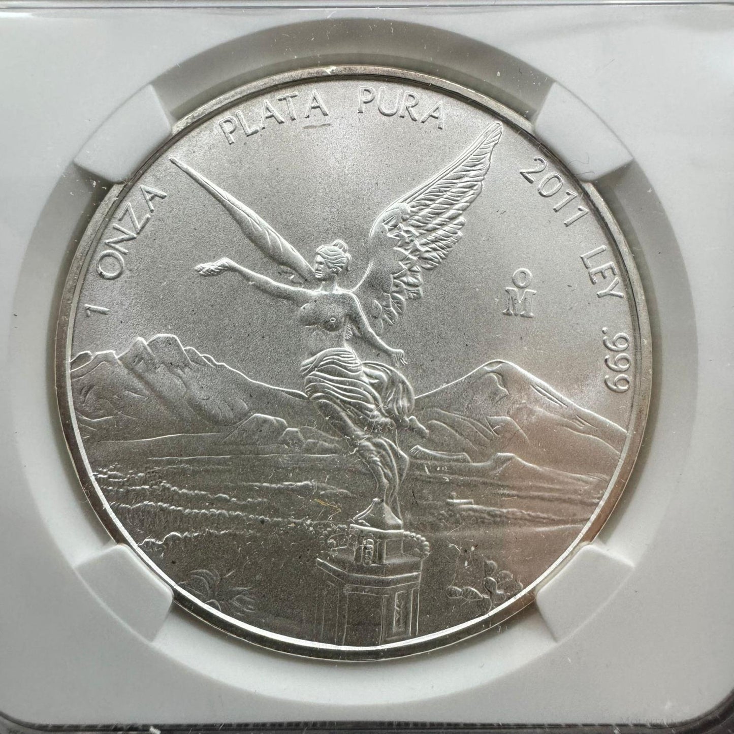 2011 Mexico 1.0ozt .999 Fine Silver Round NGC MS69 #2922765-006