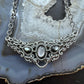 Carolyn Pollack Sterling Silver 3 Moonstone & 3 Mother of Pearl Reversible 14" Necklace