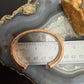 Wylie Secatero Navajo Sterling Silver & Copper Stamped Bracelet For Women #3