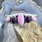 Native American Sterling Silver Pink Conch & Purple Spiny Oyster Bracelet For Women