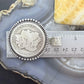 Genuine 90% Silver 1891 US Morgan Dollar Decorated Unisex Pendant