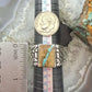 Native American Sterling Silver Ribbon Boulder Turquoise Ring Size 12 For Men