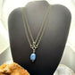 Carolyn Pollack Sterling Silver Sodalite Double Chain Link Necklace For Women
