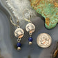 Carolyn Pollack Sterling Silver Lapis & Zia Symbol Dangle Earrings For Women