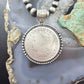 Genuine 90% Silver 1897 US Morgan Dollar Decorated Unisex Pendant