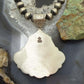 Sterling Silver Southwestern Style 1942 Mercury Dime & Kingman Turquoise Pendant