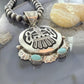 Alonzo Mariano Native American Sterling Silver Overlay Native American Motifs Unisex Pendant