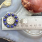 Genuine 1941 90% Silver Mercury Dime Coin w/Lapis Decorated Unisex Pendant #1