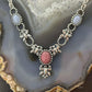 Carolyn Pollack Sterling Silver Blue Lace & Rhodochrosite Necklace For Women