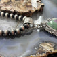 Sterling Silver Southwestern Style Teardrop Ruby Zoisite Pendant For Women