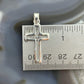 Sterling Silver Fashion Unisex Cut Out Cross Pendant
