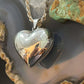 Sterling Silver Puff Heart Pendant For Women