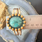 Copper Southwestern Style Tibetan Turquoise & Spiny Oyster Bracelet For Women