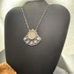 Sterling Silver Southwestern Style 1942 Mercury Dime & Golden Hill Turquoise Necklace For Women