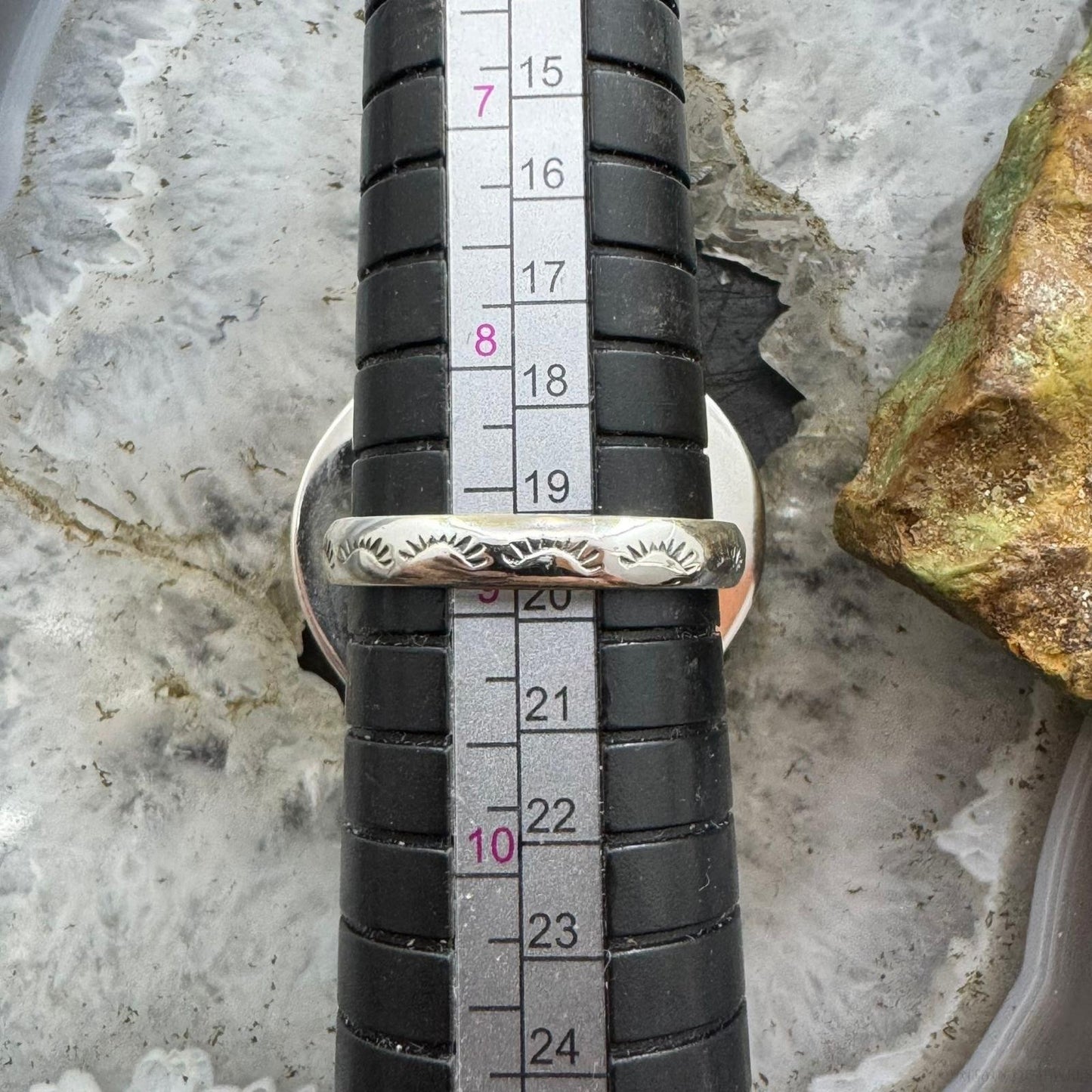 Sterling Silver Southwestern Style Wild Horse Heart Shape Ring Size 9 For Women