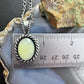 Carolyn Pollack Sterling Silver Faceted Oval Green MOP Decorated Pendant With Necklace For Women